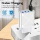 Csatlakozó típusa: EU fekete - 2.4A USB töltő Gyorstöltés QC 3.0 fali töltés iPhone 12 11 telefonhoz Samsung Xiaomi
