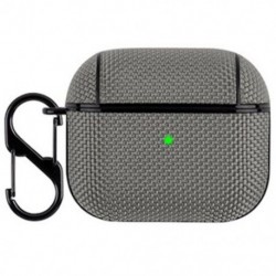 Szín: FOR AirPods Pro - AirPods 2 Case fülhallgató tokhoz Vízálló nylon védőburkolat Apple Air Pods 2 1 3 pro vezeték
