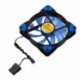 Penge színe: zöld ZB243803 - 120 mm-es LED Ultra Silent Számítógépház Ventilátor 15 LED 12V CPU hűtőborda Cooler