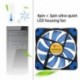 Penge színe: zöld ZB243803 - 120 mm-es LED Ultra Silent Számítógépház Ventilátor 15 LED 12V CPU hűtőborda Cooler