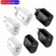 Csatlakozó típusa: Fekete EU csatlakozó - USB PD 20W USB töltő gyorstöltő QC 3.0 gyors telefon fali töltő adapter