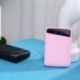 Fehér szín - 18650 Akkumulátor töltő fedél Power Bank tok DIY Box 3 USB portok Digitális LCD kijelző Akkumulátor ház
