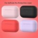 Szín: Hawthorn Red - Lovely Coloful Silicone Tpu vezeték nélküli vezeték nélküli fülhallgató tok Airpods Pro-hoz