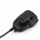 Fekete szín - 2 tűs walkie talkie mikrofon hangszóró Baofeng UV-5R BF-888S Kenwood Wouxun Puxing Midland