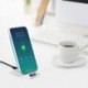 Szín: Új fekete - Univerzális telefon vezeték nélküli töltő dokkoló töltőállvány csúszásmentes szőnyeg