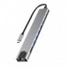 USB C HUB 10 az 1-ben C-típusú USB-HDMI-kompatibilis 4K USB VGA PD 3,5 mm-es Full Function HUB MacBook/Pro/Air iPad Pro USB C