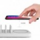 Dugó típusa: EU - Több portos USB gyorstöltő QC3.0 gyorstöltő állomás Iphone Ipad USB töltődokkolóhoz Gomba Led