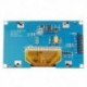 Fehér szín - TZT 2,4&quot  2,42 hüvelykes 128x64 OLED LCD kijelző modul SSD1309 12864 7 tűs SPI/IIC I2C soros interfész
