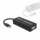 Fehér szín - 2/1-C típusú konverter notebookhoz Tápadapter Töltő Töltő Adapterkábel Adatkábel Átalakító Fej