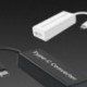 Fehér szín - 2/1-C típusú konverter notebookhoz Tápadapter Töltő Töltő Adapterkábel Adatkábel Átalakító Fej