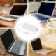 Fekete szín - 2/1-C típusú konverter notebookhoz Tápadapter Töltő Töltő Adapterkábel Adatkábel Átalakító Fej