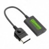 Fekete szín - Konzol Xbox-HDMI-kompatibilis átalakító digitális videó audioadapter XBOX 480P 720P 1080i HDTV monitorhoz
