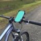Fekete szín - Motorkerékpár Moto Bike Telefon Navigációs Tartó Tartó Kormánytámasz Visszapillantó tükör rögzítő