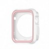 Szín: 38mm - Kétszínű védőburkolat szilikon Apple karórához 2/3 védőtok tok Apple Watch szíjhoz 42mm 38mm Color drop