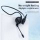 Fekete szín - True Bone Conduction fejhallgató Fone Bluetooth-kompatibilis De Ouvido Wear nyitott füles horog Könnyű súly,