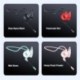 Fekete szín - True Bone Conduction fejhallgató Fone Bluetooth-kompatibilis De Ouvido Wear nyitott füles horog Könnyű súly,
