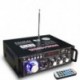 12V/220V BT-298A 2CH LCD kijelző Digitális HIFI Audio sztereó teljesítményerősítő Bluetooth-kompatibilis FM rádió