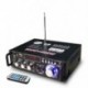 12V/220V BT-298A 2CH LCD kijelző Digitális HIFI Audio sztereó teljesítményerősítő Bluetooth-kompatibilis FM rádió