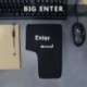 Hot USB Enter Kulcs Szellőző Párna Puha Számítógép Gomb Vissza Kulcs Irodák Dekompressziós párna Stresszoldó játék