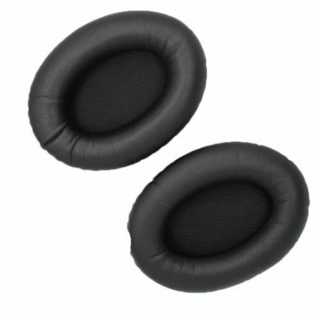 Fekete szín - 1 pár csereszivacs fülpárna párna párna fülhallgató huzat QC35 QC25 QC15 AE2 fejhallgató fejhallgató