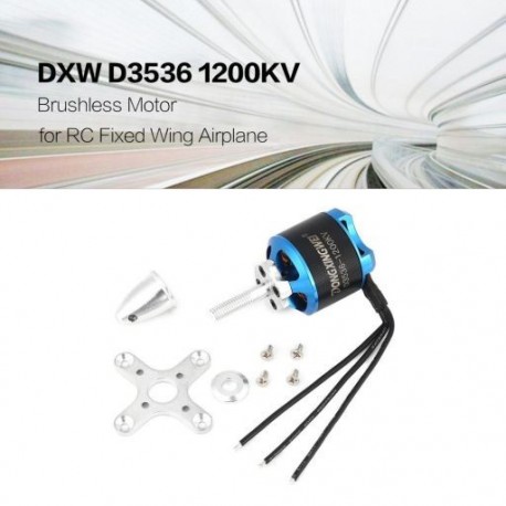 Csomag: 2. csomag - DXW A2212 D3536 1000KV 1200KV 2-4S 3,17mm Outrunner kefe nélküli motor RC FPV fix szárnyú drón