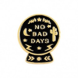 Fém színe: XZ2763 - Fogalmam sincs hova megyek Zománctű Egyedi Fekete Kerek Bross Jelvény Táska Ing hajtóka Csat Ékszer