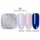 Szín: 4-es szín - 1g Pearl Powder Nail Art Glitter Mirror Effect Króm Pigment UV Gél Lakk szikrázó Dip Dust Barkács