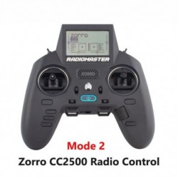 Szín: Zorro CC2500 Verzió - RadioMaster ZORRO 2.4G CC2500 / JP4in1 / ELRS Hall Gimbal LCD képernyő OpenTX/EdgeTX Radio