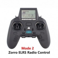 Szín: Zorro ELRS verzió - RadioMaster ZORRO 2.4G CC2500 / JP4in1 / ELRS Hall Gimbal LCD képernyő OpenTX/EdgeTX Radio
