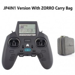 Szín: JP4IN1 Táskával - RadioMaster ZORRO 2.4G CC2500 / JP4in1 / ELRS Hall Gimbal LCD képernyő OpenTX/EdgeTX Radio