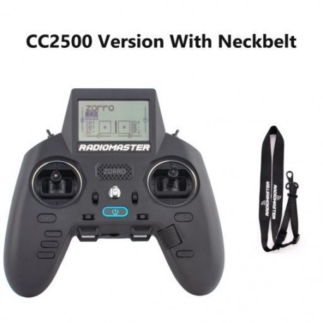 Szín: CC2500 övvel - RadioMaster ZORRO 2.4G CC2500 / JP4in1 / ELRS Hall Gimbal LCD képernyő OpenTX/EdgeTX Radio Transmitter