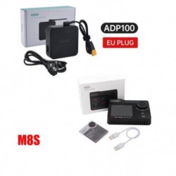Szín: M8S és EU csatlakozó - ToolkitRC M8S 400W 18A 2,4 TFT színes LCD képernyő Balance töltő kisütő 1S - 8S Lipo Rc