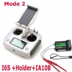 Szín: I6S IA10B Tartó - Flysky FS-i6S távirányító 10CH 2.4G FS-iA6B FS-iA10B vevővel RC repülőgép Quadcopter
