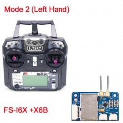 Szín: mode2 i6X X6B-vel - Eredeti Flysky FS-i6X 10CH 2,4GHz AFHDS 2A RC adó FS-iA6B FS-iA10B FS-X6B FS-A8S vevővel Rc