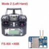 Szín: mode2 i6X X6B-vel - Eredeti Flysky FS-i6X 10CH 2,4GHz AFHDS 2A RC adó FS-iA6B FS-iA10B FS-X6B FS-A8S vevővel Rc