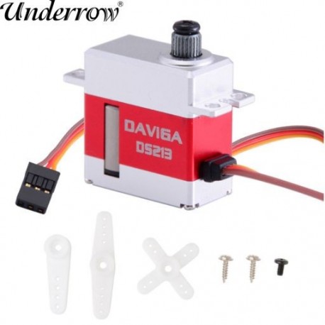 Szín: 1db - KST Daviga DS213 6V 3kg 0,07sec fém fogaskerék szervomotor CNC UAV RC autó robotkar helikopter alkatrész