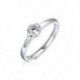 6 - 1CT Moissanite gyémánt gyűrű Eternity 925 sterling ezüst esküvői szalag, luxus labor ujjgyűrűkkel