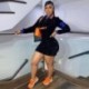 Szín: ezüst XL - Ruhák női partira, hosszú ujjú, levélmintás flitteres, aktív születésnapi Bodycon miniruha alkalmi
