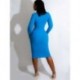 Szín: APRICOT L - Ruhák Női Bordás Bodycon Stretch Solid Hollow Out Szexi Elegáns Divatos Utcai Ruha Maxi Ruha