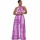Szín: Lila XL - Női jumpsuit S-2xl Sweet Elegant O Nyak, széles láb Irodai Női Egyrészes Outfit Nyári divat
