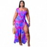 Szín: kék 4XL - Nagy méretű ruhák női buli Elegáns nyári egy ujjatlan Bodycon Slip Maxi ruha Születésnapi ruhák