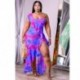 Szín: rózsaszín 4XL - Nagy méretű ruhák női buli Elegáns nyári egy ujjatlan Bodycon Slip Maxi ruha Születésnapi
