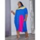 Szín: fekete 5XL - Nagy méretű női ruhák 4xl 5xl Patchwork bő fél ujjú alkalmi maxi ingek ruha új stílus