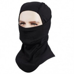 Fekete szín - Téli Thermal Balaclava motoros sál sapka férfi női szélálló sífutás MTB kerékpár sapka nyakmerevítő