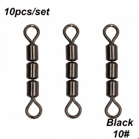 Szín: 10- - 10 db csapágyazás biztonságos horgászforgó rozsdamentes acél hengerelt háromszoros korrózióálló