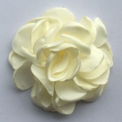 Szín: elefántcsont - 10db 5,5cm 2,17&quot  divatos göndörítő virágok barkács hajhoz kiegészítők sifonszövet Boutique