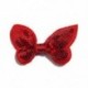 Piros szín - 10 DB 2,3&quot -es 6 cm-es mini flitteres haj masni lányoknak fejpánt Boutique Butterfly formájú haj masni