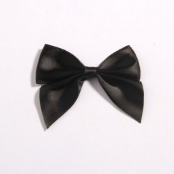 Fekete szín - 24 db 6cm 2,3&quot  fényes szalag haj masni kislányoknak Rugalmas fejpántok Boutique hajkötők kapcsok