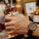 Szín: Rose Gold fekete - PAGANI DESIGN Sport férfi mechanikus karóra Sapphire luxus automata férfi óra rozsdamentes acél