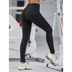Szín: fekete XS - Női Sport Leggings Fitnesz Futás magas derekú meztelenül Push Up Jóga Nadrág Tornaterem Lány